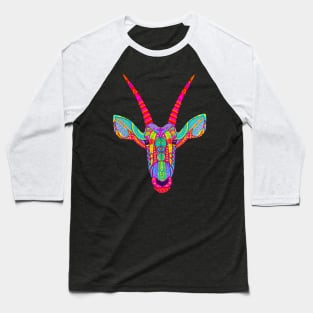 Psychedelic Deer Baseball T-Shirt